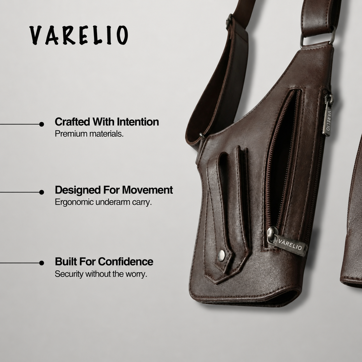 Varelio® Premium Leather Shoulder Bag